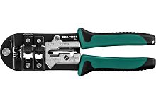 Кримпер Kraftool для обжима телефонных и компьютерных клемм RJ45 RJ11/RJ12  картинка